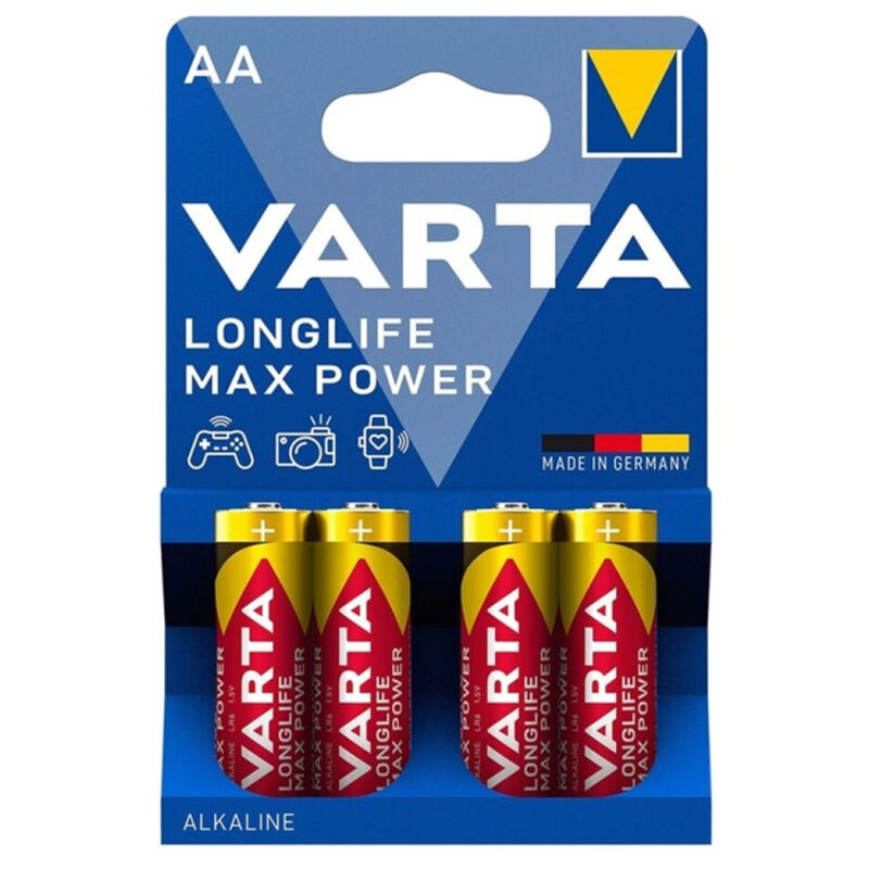 VARTA - MAX POWER PILA ALCALINA AA LR6 BLISTER*4